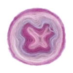 Gjestal Poppis 3110 Lys rosa/pink/lavendel med farveforløb