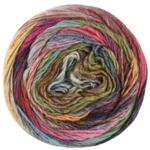 Lana Grossa Colorissimo 217 Lime/Olivengrøn/Lyse-/Mørkegrå/Gråblå/Taupe/Gråbrun/Grålilla/Pink/Mørkegrøn