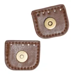 Go Handmade Magnet Tryklås 4 cm Brun med bronze