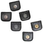Go Handmade Magnet Tryklås 4 cm  Sort med guld, sølv og bronze