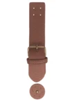 Go Handmade Spændelås med trykknap: Brun/bronze