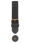 Go Handmade Spændelås med trykknap: Sort/bronze