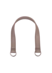 Go Handmade Taskehank med O-ring: Beige/sølv