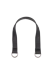 Go Handmade Taskehank med O-ring: Sort/sølv