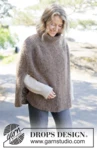 262-33 Sheltering Cloud Poncho by DROPS Design