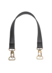 Go Handmade Taskehank med Lobsterlås med D-ring Sort/Bronze