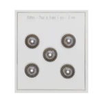 Knapper - Perle i ramme: Perle