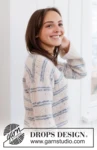 266-27 Harbour Stripes Sweater by DROPS Design