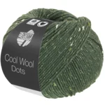 Lana Grossa Cool Wool Dots 08 Grågrøn