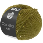 Lana Grossa Cool Wool Dots 07 Olivengrøn