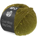 Lana Grossa Cool Wool Big Dots 107 Olivengrøn