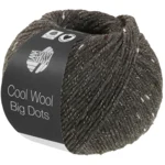 Lana Grossa Cool Wool Big Dots 110 Mørkegrå