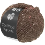 Lana Grossa Cool Wool Big Dots 111 Gråbrun