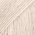 DROPS Fabel Uni Colour 124 Hvid sand