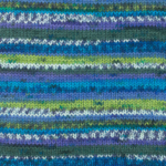 DROPS Fabel Print 677 Grøn turkis