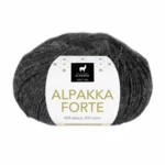 Du Store Alpakka Forte 710 Gråsort meleret