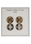 Go Handmade Magnetknapper 20 mm (2 stk): Guld