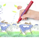 STAEDTLER Noris Club jumbo 229 voksfarver, 12 stk – Anvendelse