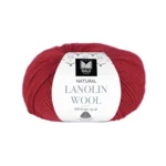 Dale Natural Lanolin Wool 1407 Klar rød