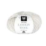 Dale Natural Lanolin Wool 1421 Lys grå meleret