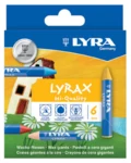 Lyra Lyrax Farvekridt, 6 stk