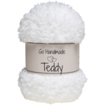 Go Handmade Teddy 17379 Hvid