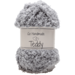 Go Handmade Teddy 17347 Lysegrå