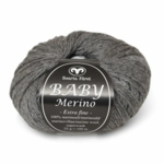 Svarta Fåret Baby Merino 08 Grå
