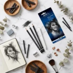 STAEDTLER mars lumograph charcoal & tegnestub, 3 + 1 stk – Hovedbillede