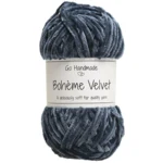 Go Handmade Bohéme Velvet Dobbelt 17632 Blå