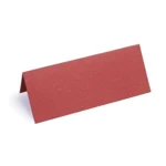 Paper Line Metallic Bordkort, 250 g, 7 x 10 cm, 10 stk Rød