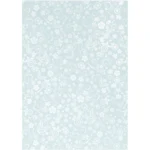 Papir, A4, svagt sølvprint, lyseblå