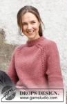 218-11 Alpenglow Sweater by DROPS Design