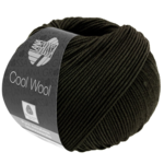 Lana Grossa Cool Wool 2104 Sortgrøn