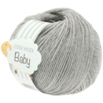 Lana Grossa Cool Wool Baby 206 Lys grå meleret