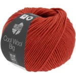 Cool Wool Big 1628 Rød meleret