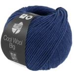 Lana Grossa Cool Wool Big 1704 Mørkeblå meleret