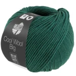 Lana Grossa Cool Wool Big 1705 Mørkegrøn meleret