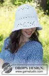 229-31 Breezy Belle Hat by DROPS Design
