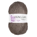 Viking Pleddgarn 707 Mørk brun