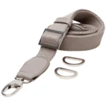 Go Handmade Taske Skulderrem, 85-125 cm 22294 Beige/sølv