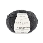 Katia Cotton-Merino Tweed 503 Mørkegrå