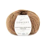 Katia Cotton-Merino Tweed 505 Brun