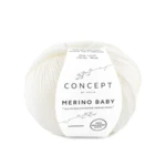 Katia Concept Merino Baby 001 Hvid