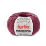 Katia Concept Merino Baby 078 Mørk mauve