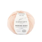 Katia Concept Merino Baby 081 Meget lys rosa