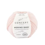 Katia Concept Merino Baby 007 Meget lys pink