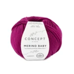 Katia Concept Merino Baby 061 Mørk fuchsia