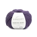 Katia Concept Merino Baby 159 Mørk violet