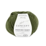 Katia Concept Merino Baby 026 Mørk grøn